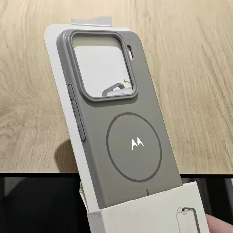 MagSafe Magnetische Schutzhülle aus Hartschalen-PC für Motorola Moto Edge 70 Fusion, 60, 50 Pro, G37, G87, G86, G85, G57, G17, G15 in Gold und Grau - Bild 1