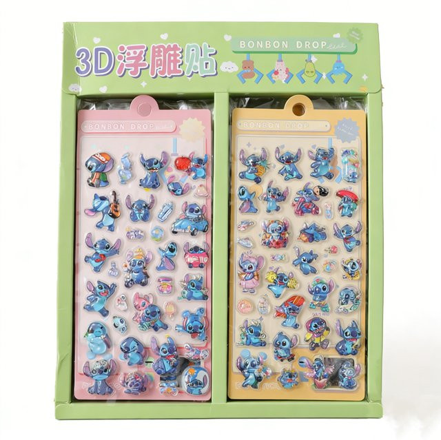 Disney Stitch 3D-Aufkleber, multicolor, resin - Bild 1