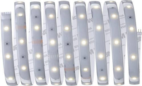 Paulmann LED-Streifen Silber mit Netzteil, Warmweiß, 2,5 m, IP44, Kunststoff - Bild 1