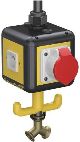 OBO Bettermann CEE Hängeverteiler VH-4L 3SF1C16 mit 4 CEE-Steckdosen, 16 A, 415 V, 3-phasig, mehrfarbig - Bild 1