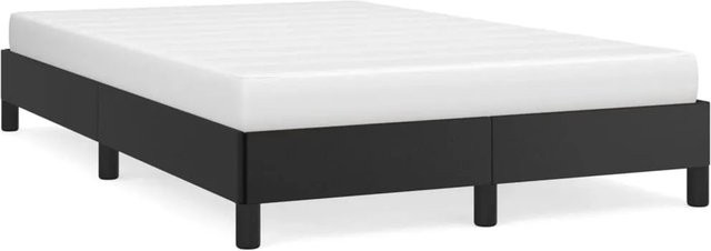 vidaXL Polsterbett aus Kunstleder in Schwarz B/T/H: 120 x 200 x 25 cm - Bild 1