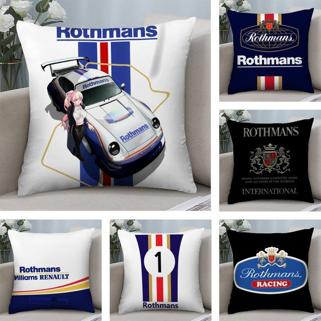 R_RothmanS Kissenbezug aus Plüsch mit Grafik-Motiv, schwarz und mehrfarbig, B/H: 30 x 30 cm - Bild 1