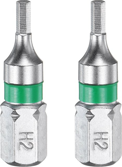 UXCELL Sechskant-Schraubendreher-Bits aus S2-Stahl mit 1/4 Zoll Sechskantschaft und Magnetfunktion, 25 mm Länge, Set mit H2 bis H6 - Bild 1
