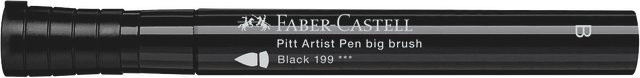Faber Castell PITT artist pen Big Brush mit schwarzer Tinte für Profis - Bild 1