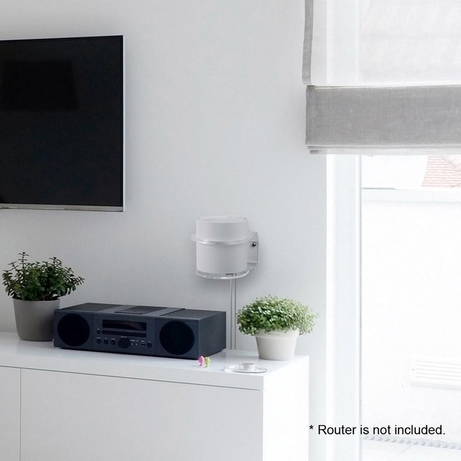 Meterk Wandhalterung für Router, kompatibel mit TP-Link Deco X20 oder Deco X60, transparent - Bild 3