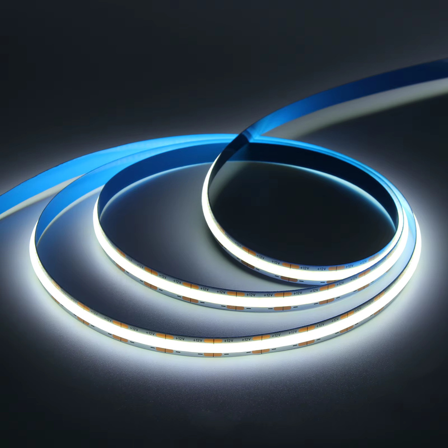 HEGEHE COB LED Streifen Kit mit Netzteil, Warmweiß/Naturweiß, IP20, DC 12V 24V, 528 LEDs/m - Bild 6