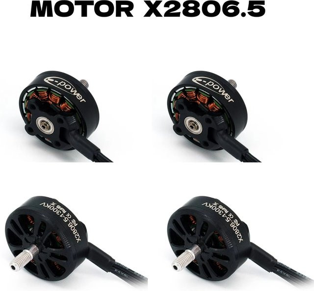 DLWEIMEI Bürstenloser Motor, 1/4 Stück, kompatibel mit 6-7 Zoll Propeller, für RC FPV Racing Drohne - Bild 1