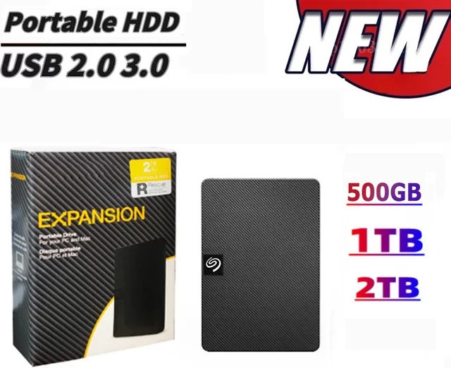 Seagate Externe SSD Tragbare Festplatte USB 3.0 Schwarz - Bild 1