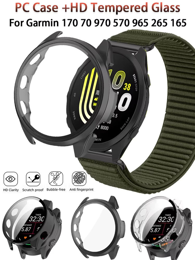 Garmin Uhrenzubehör, Gehäuse mit Glas, Edelstahl, Schwarz - Bild 5