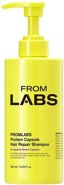 FROMLABS Protein Kapsel Keratin Haarmaske, 500 ml, für strapaziertes Haar - Bild 1