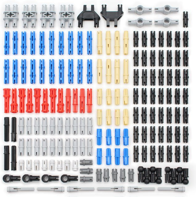 wishiot MOC Pin-Bausteine-Set, 174-teiliges Set, technische Verbindungsstücke - Bild 1