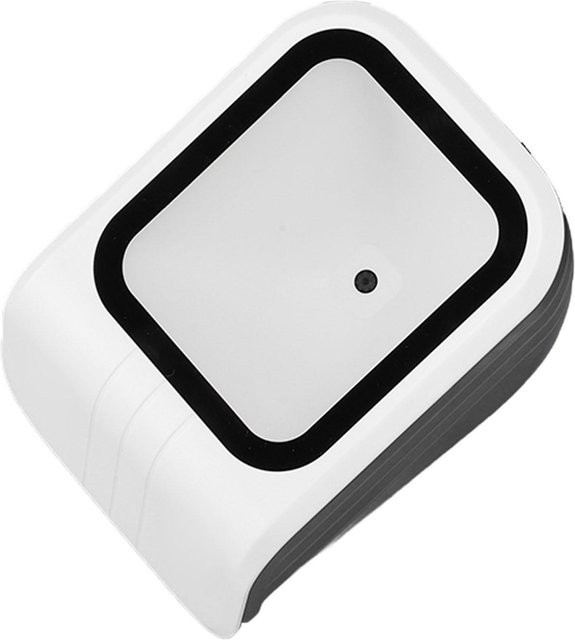 Painter Barcode-Scanner mit automatischem Scannen und Sprachansagen, USB-kabelgebunden, Desktop-Modell, Farbe: Weiß - Bild 1