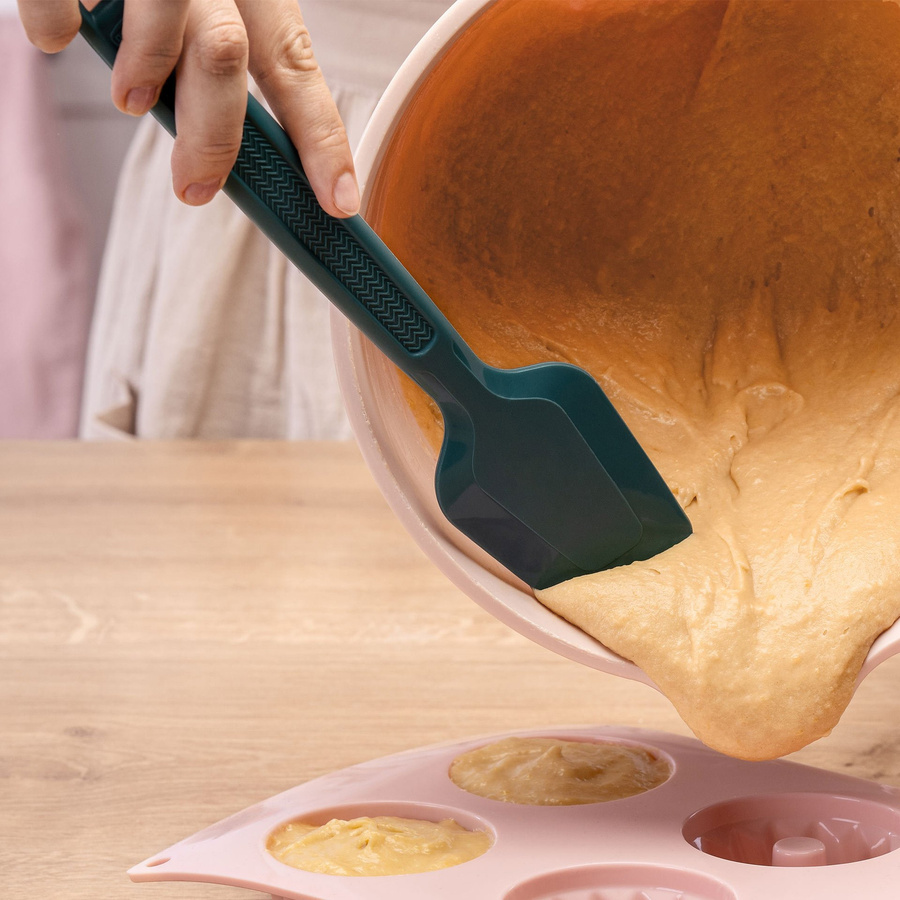Dr. Oetker Teigschaber Vintage Oster Manufaktur aus Silikon in Petrol - Bild 2