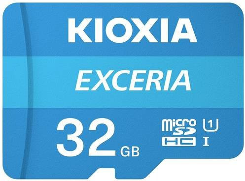 Kioxia EXCERIA microSDHC Speicherkarte 32GB Class 10 blau - Bild 1