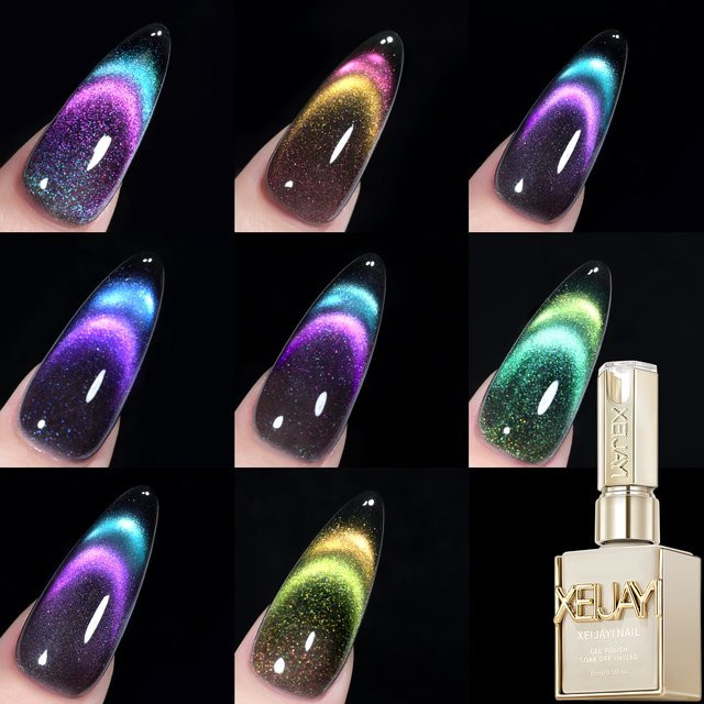 XEIJAYI Nagellack Set, 8 Farben, Glitzer, 15 ml, Damen - Bild 1