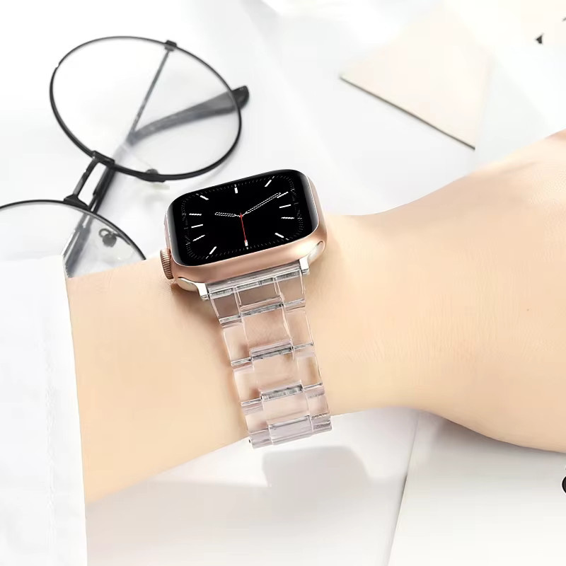 NEY Uhrenarmband Transparentes Gliederarmband, Kunststoff, Unisex - Bild 2