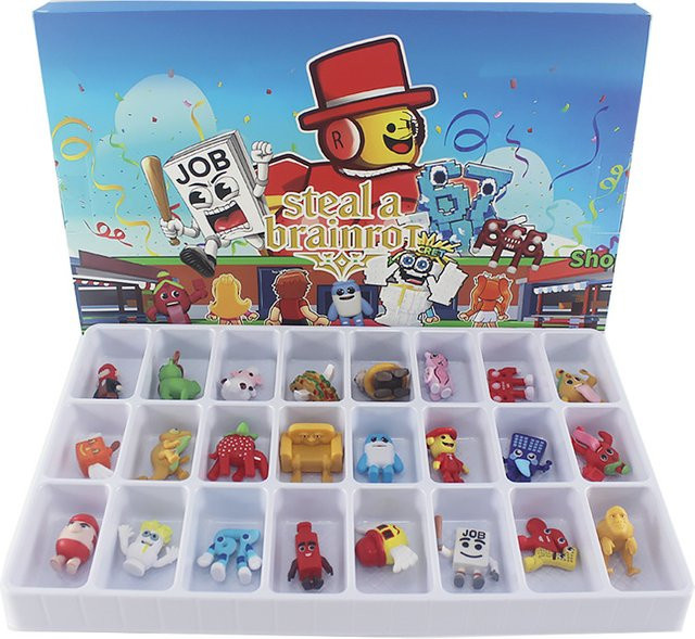 2026 Steel A Brainrot Game Blind Box, Anime Figur, 24-teiliges Set - Bild 1