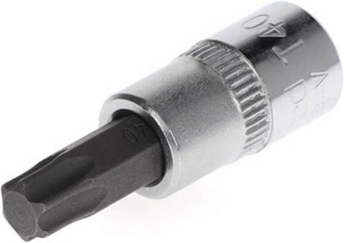 Gedore RED Schraubendrehereinsatz Bit TX T40, 1/4 Zoll, 6,3 mm, Edelstahl, Silber - Bild 1