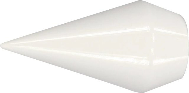 Mydeco Gardinenstangen-Endstück Point aus Metall in Weiß Ø 2 cm - Bild 1