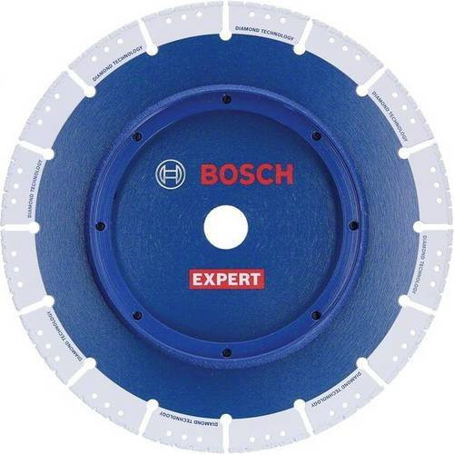 Bosch EXPERT Diamant-Rohrtrennscheibe für Metall und Stahl, Durchmesser: 230 mm, Bohrung: 22,23 mm, Farbe: Blau - Bild 2