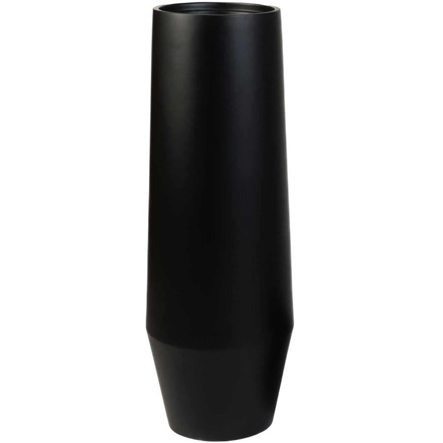 Vivanno Bodenvase Berbelo in Schwarz aus Fiberglas, B/T/H: 28 x 28 x 80 cm - Bild 2