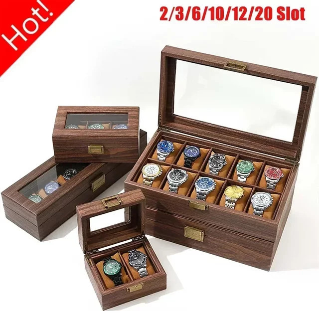 FancyWrist Uhrenbox Leder, Vintage - Bild 1