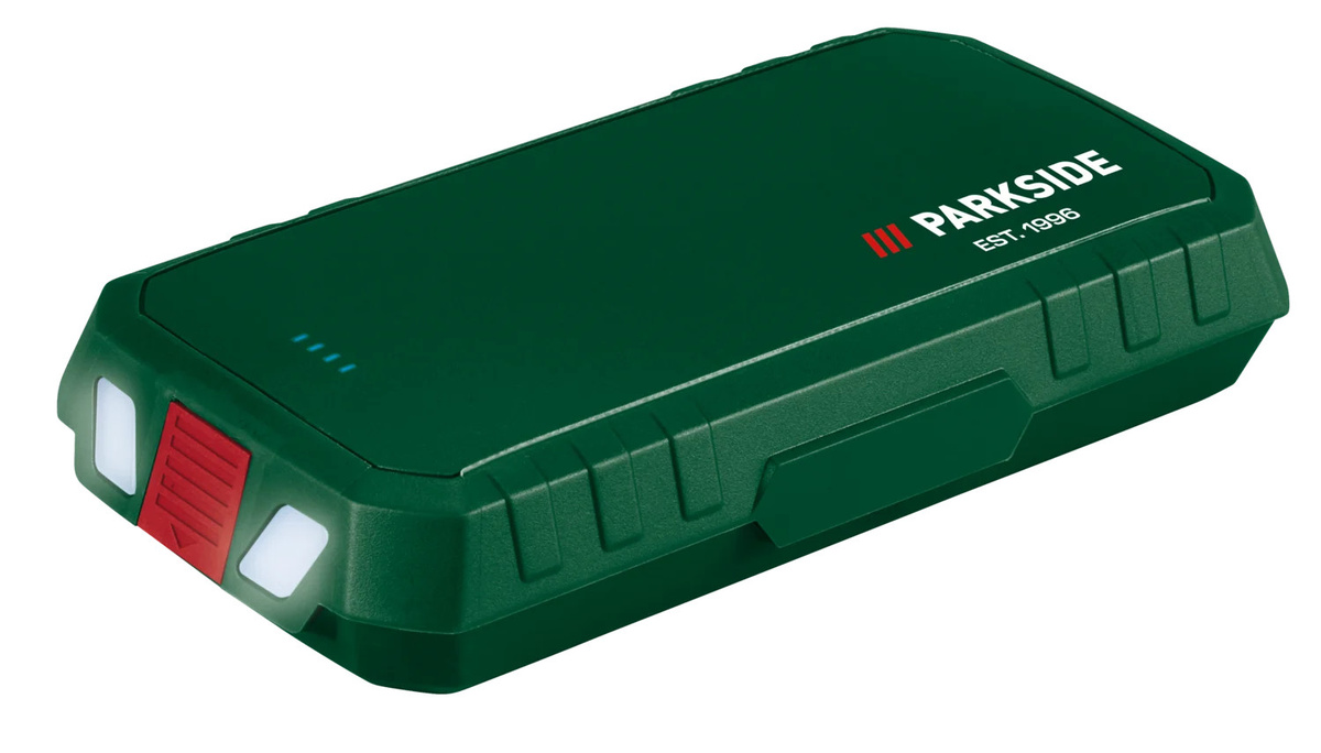 PARKSIDE Powerbank Fan Edition in Grün mit 20000 mAh und USB-C sowie USB-A Anschlüssen - Bild 3