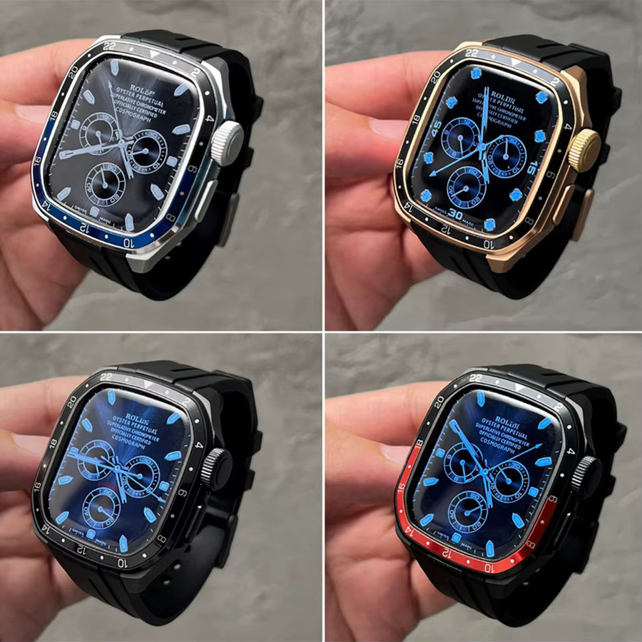 LuLuTom Smartwatch-Gehäuse, Silikonband, Bunt, Unisex - Bild 3