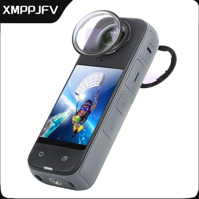 Insta360 X4 Objektivschutz transparent: Kratzfestes und optisch beschichtetes gehärtetes Zubehör für deine Action Camera - Bild 1