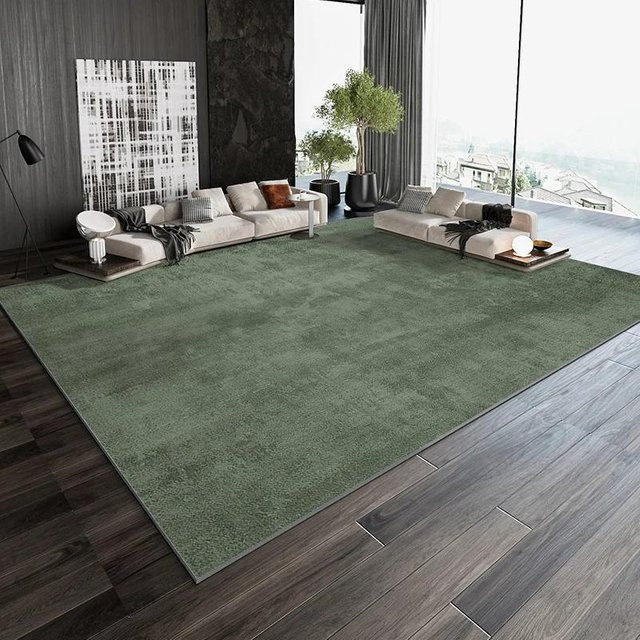 Karpetti Teppich in Grün mit abstraktem Design, waschbar und rutschfest, B: 80 cm, T: 120 cm - Bild 1