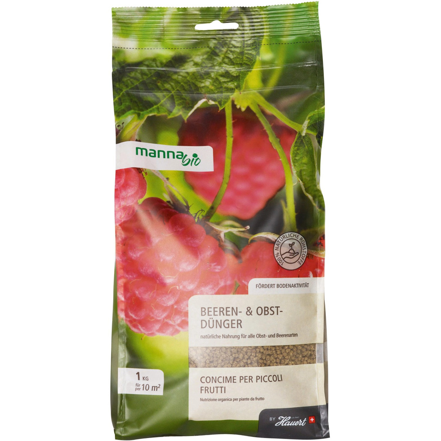 Manna Bio Obst- und Beerendünger mit Slow-Release-Effekt in Granulat, 1 kg - Bild 2