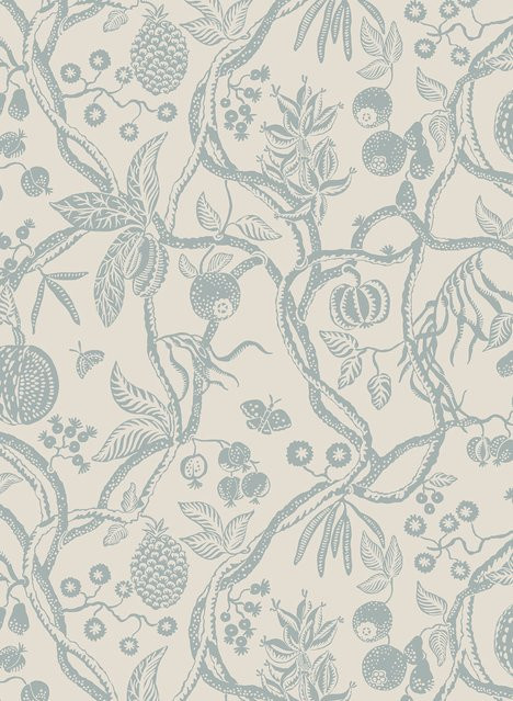 Sandberg Wallpaper Tree of Life Kleistertapete Vlies in Hellblau mit botanischem Design - Bild 1