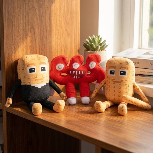 DOYOUDO Steal A Brainrot Plüschpuppe, Zubehör, Plüsch / Textil, Holz - Bild 1