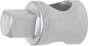 BGS Gleitgriff-Adapter für Verlängerungen mit 1/2 Zoll Außenvierkant in Silber - Bild 1