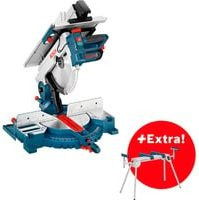Bosch Professional Kombinationssäge GTM 12 JL mit Arbeitstisch GTA 2600 in Blau und Silber - Bild 2