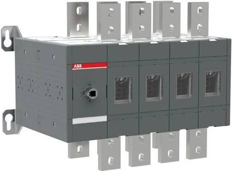 ABB Lastumschalter OT1600E04C 1600A 1000V Schwarz und Grau - Bild 1