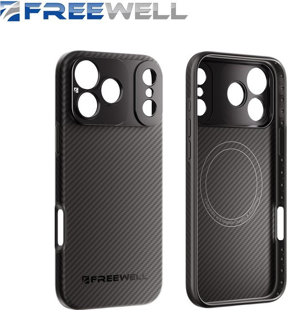Freewell 17mm Mount iPhone Hülle für iPhone 17/16/15/14/13 Pro und Pro Max in Schwarz für Fotoobjektiv-Filterzubehör - Bild 1