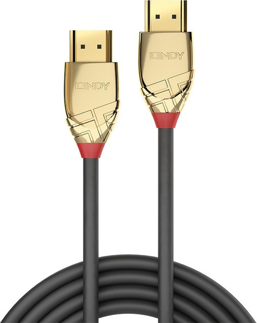 Lindy Gold Line Ultra High Speed HDMI-Kabel Grau, Länge: 2,0 m, 10K Unterstützung - Bild 1