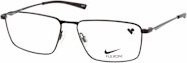 Nike NIKE 4319 Korrektionsbrille, Vollrand, Rechteckig, Metall, Schwarz, Herren - Bild 1