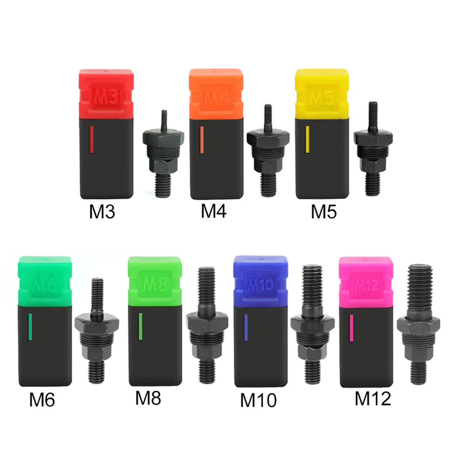VIBRATITE Gewindedorn Ersatzteil für Nietgerät metrisch M3-M12 inklusive Aufbewahrungsbox - Bild 3