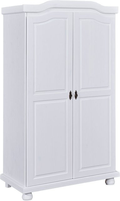 INTER LINK Kleiderschrank im Landhausstil in Weiß mit Soft-Close-Türen, B/T/H: 104,0 x 56,2 x 180,0 cm - Bild 1
