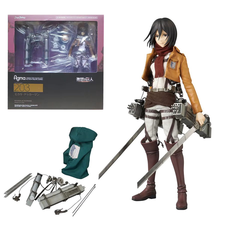 Bandai Attack on Titan Mikasa Ackerman, Anime Figur, 19cm - Bild 1