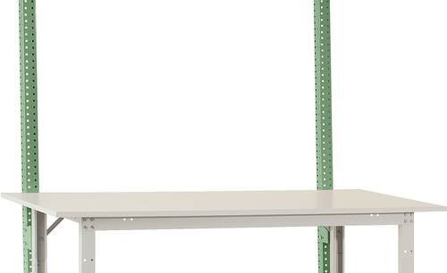 Manuflex AS1663.6011 Aufbausäulen für PACKPOOL Spezial Packtische in Resedagrün RAL 6011, Nutzhöhe: 60 cm - Bild 1