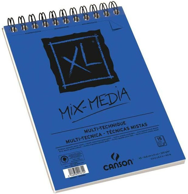 Canson XL Mix Media Spiralblock A4 mit 30 Blatt - Bild 1