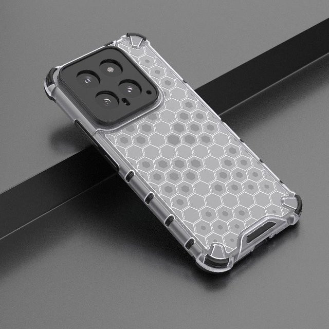 Stoßfeste 2-in-1 Schutzhülle für Xiaomi Mi 11 12 13T 14 Pro und Poco F5 F4 F3 in Transparent und Rot - Bild 1