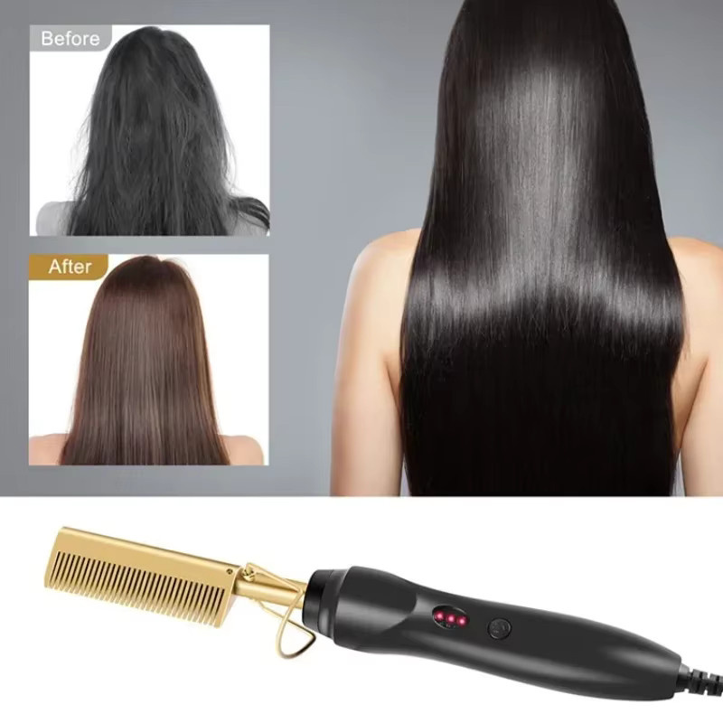 DUTRIEUX Elektrischer Heizkamm Haarglätter und Lockenstab, Unisex - Bild 3