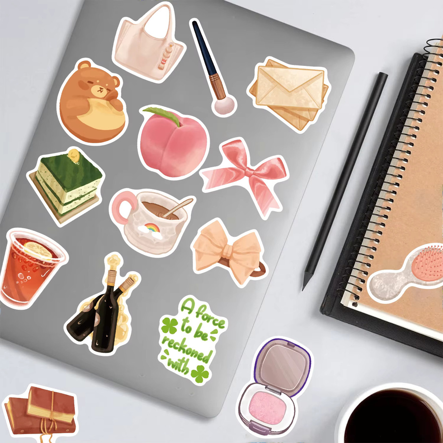 50 Stück Refined Life Sticker Set in Multicolour für Laptop, Notizbuch und Skateboard - Bild 2