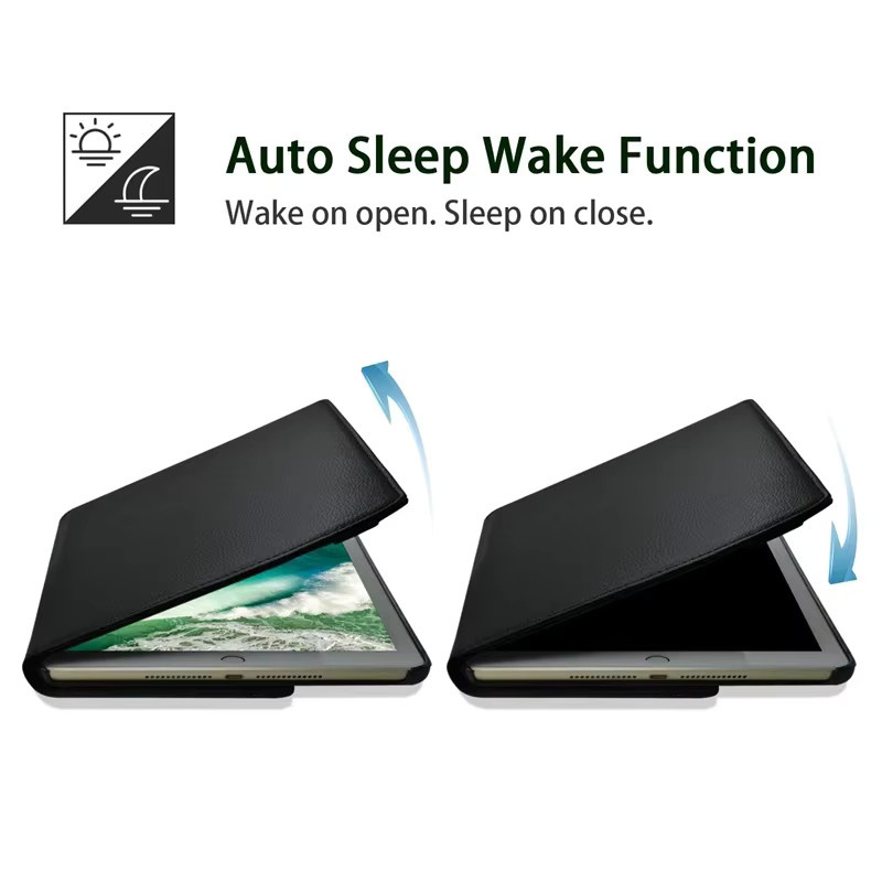 WeFor Smart Schutzhülle für iPad Pro 12.9 (2015-2022) mit 360 Grad Rotation und Sleep-Wake-Funktion in Pink oder Black - Bild 5