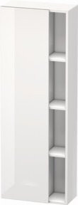 Duravit Hochschrank DuraStyle in Weiß Hochglanz/Matt mit Tür links, B: 50 cm, T: 24 cm, H: 140 cm - Bild 1