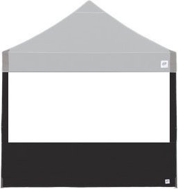 E-ZUP Pavillon Seitenwand ECLIPSE mit Sichtfenster, Breite: 300 cm, Farbe: Schwarz - Bild 1